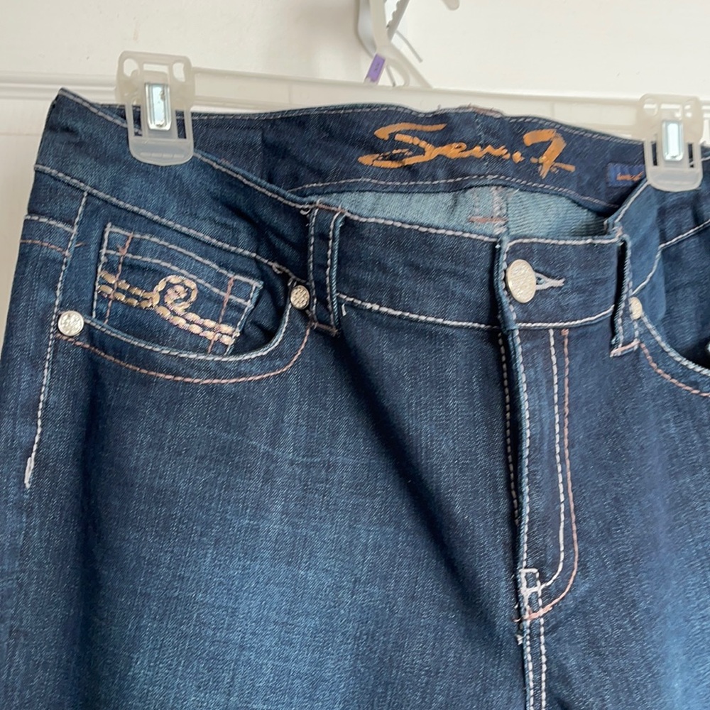 Plus Size Seven7 Boot Cut Denim Jeans Pants View 5
